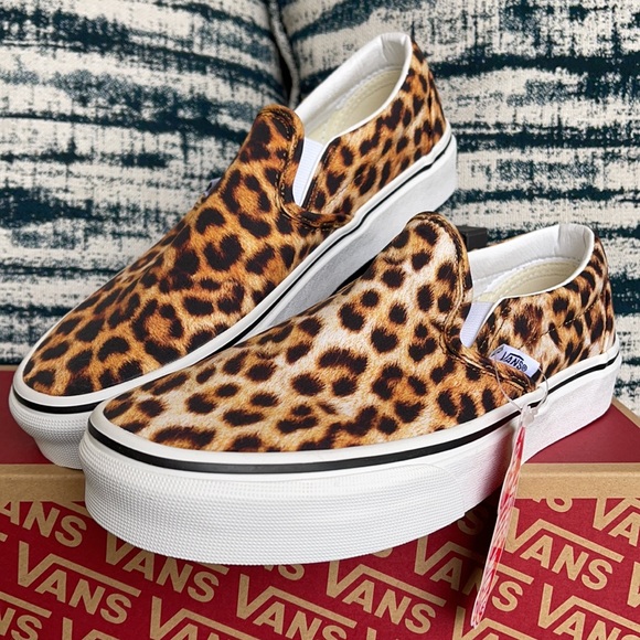 Vans Classic Slip-On Leopard Black/True White WMNS - Picture 5 of 16